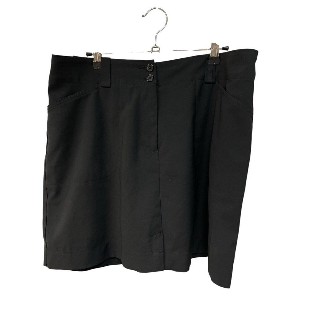 Nike Women’s Golf Performance Tour Skirt Skort Size 12 Black Stretch 256868-010